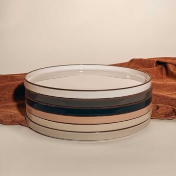 Mora Ceramic Dinner Plates Set of 6 - Durable and Stylish