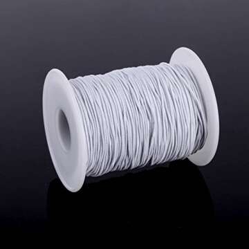 Senkary 0.8 mm Elastic String Cord Stretchy Bracelet String Beading Thread for Jewelry Making and Br...
