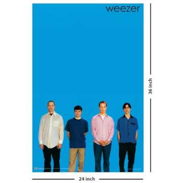 Weezer Blue Poster - Officially Licensed - 24" x 36"
