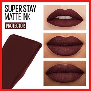 Maybelline New York SuperStay Matte Ink Un-nude Liquid Lipstick, Protector, 0.17 Ounce