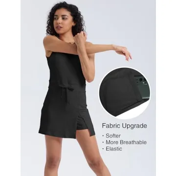 Silly Turtle Womens Workout Romper with Built in Shorts