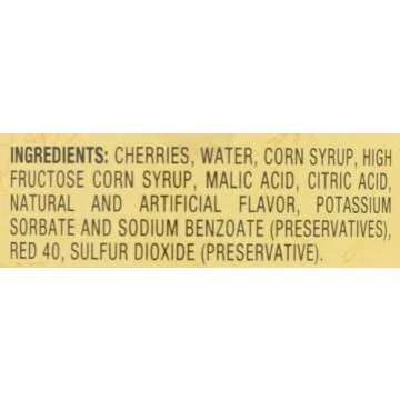 Reese Red Maraschino Cherries - Ideal for Cocktails & Desserts