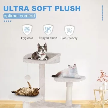 FDW 54in Cat Tower - Multi-Level Cozy Cat Condo