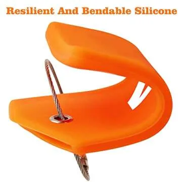 Gostwo 2 Pack Silicone Luggage Tags for Suitcases, 26 Initial Letter Baggage Labels Handbag School Bag Suitcase Instrument Tag with Stainless Steel Loop(Orange)(Letter A)