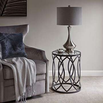 GIGIZAZA Decor Throw Couch Pillow Covers,Set of 2 Sofa Cushion Black Pillow Covers,Velvet Pillow Cases 24 x 24inch