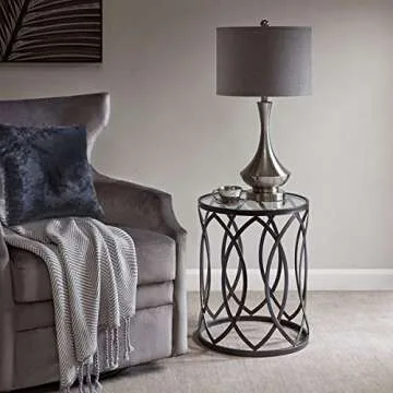 GIGIZAZA Decor Throw Couch Pillow Covers,Set of 2 Sofa Cushion Black Pillow Covers,Velvet Pillow Cases 24 x 24inch