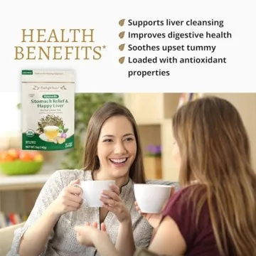 DelighTeas Ayurvedic Liver Detox Tea for Digestion