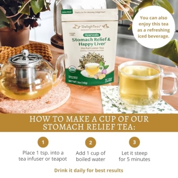 DelighTeas Ayurvedic Liver Detox Tea for Digestion