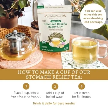 DelighTeas Ayurvedic Liver Detox Tea for Digestion