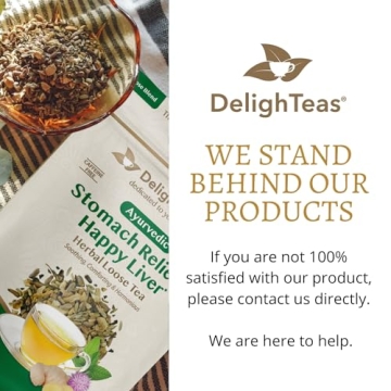 DelighTeas Ayurvedic Liver Detox Tea for Digestion