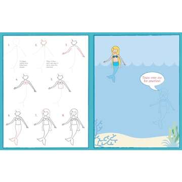 Easy Drawing Guide for Unicorns, Mermaids & More