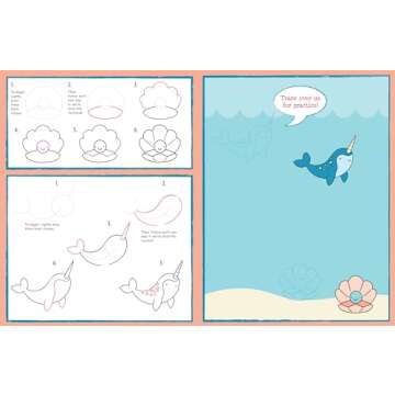 Easy Drawing Guide for Unicorns, Mermaids & More