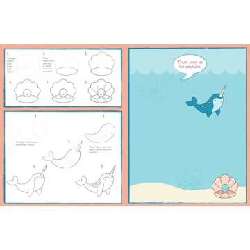 Easy Drawing Guide for Unicorns, Mermaids & More