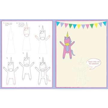 Easy Drawing Guide for Unicorns, Mermaids & More