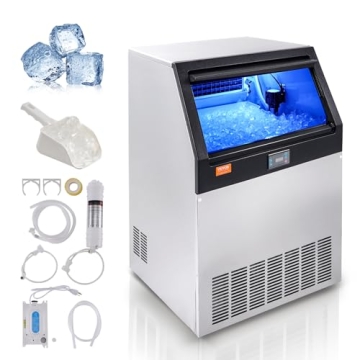 VEVOR Commercial Ice Maker - 160lbs/24H Capacity & Fast Production
