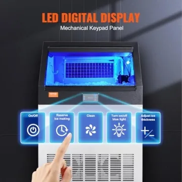 VEVOR 160lbs/24H Commercial Ice Maker Machine