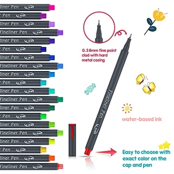 Vanstek 72 Colors Planner Pens for Journaling and Art