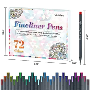 Vanstek 72 Colors Planner Pens for Journaling and Art