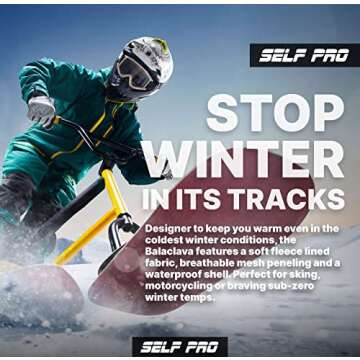 Ski Mask for Men Women Balaclava Windproof Cold Weather Full Face Masks Neck Warmer or Tactical Balaclava