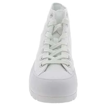 Converse Women's High-Top Sneakers in White and Black
