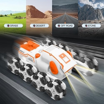 TRIPLEFINE Robot Dog RC-Car With Spraying Lights for Kids