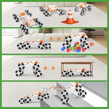 TRIPLEFINE Robot Dog RC-Car With Spraying Lights for Kids