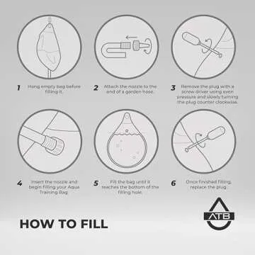 Aqua Training Bag Head Hunter Slip Ball, Bad Boy Blue – 9 inch, 15 Pound – Compressed Aqua Punching Bag w/Heavier Design and Less sway – Hanging Shackle, Filling Nozzle and Extra Stopper – 2020136373