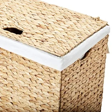 Natural Handwoven Laundry Bin for Stylish Home Storage