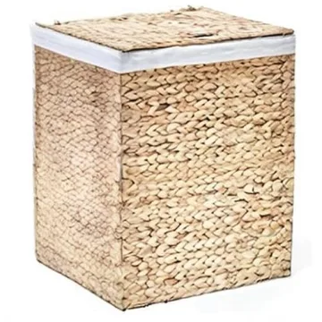 Natural Handwoven Laundry Bin for Stylish Home Storage