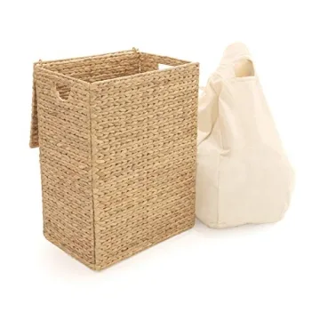 Natural Handwoven Laundry Bin for Stylish Home Storage