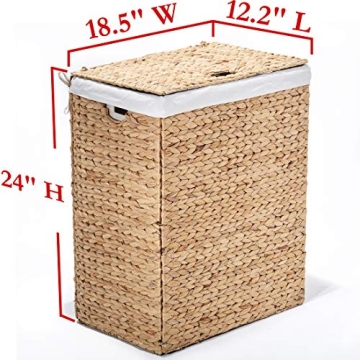 Natural Handwoven Laundry Bin for Stylish Home Storage