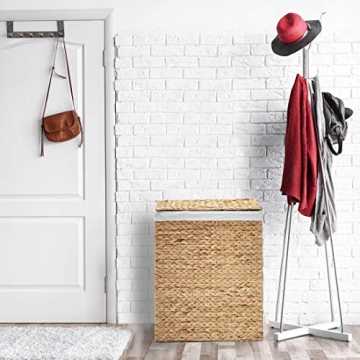 Natural Handwoven Laundry Bin for Stylish Home Storage