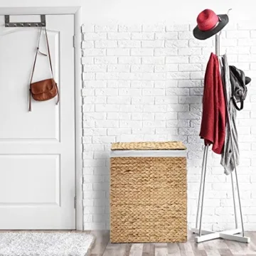 Natural Handwoven Laundry Bin for Stylish Home Storage