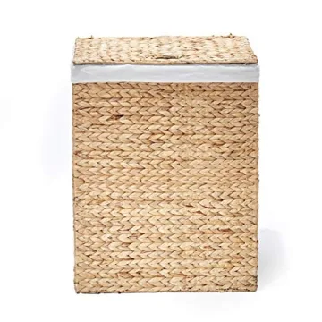Natural Handwoven Laundry Bin for Stylish Home Storage
