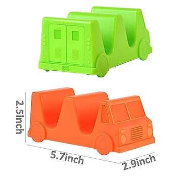 MENJITO Taco Truck Taco Holder (Pack of 4) | Fun Taco Tuesday Party for both Kids and Adults | Perfect Birthday, Christmas and White Elephant Gift