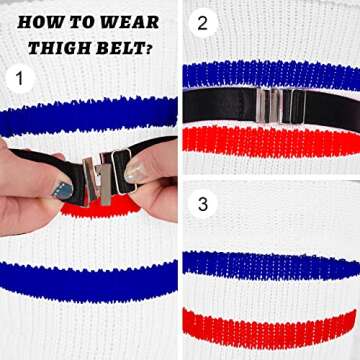 Stylish Plus Size Womens Thigh High Socks for Thick Thighs