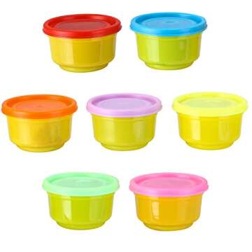 JOYIN 28 PCS Valentine Day Gift Cards with Colorful Playing Dough for Kids Party Favors, Valentine's Classroom Exchange Prize