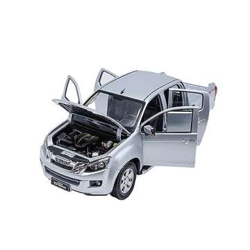 Alloy Resin Car Vehicle Model 1 18 Fit for Isuzu D-max J Pickup Truck Transporter Diecast Alloy Car ...