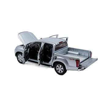 Alloy Resin Car Vehicle Model 1 18 Fit for Isuzu D-max J Pickup Truck Transporter Diecast Alloy Car Model Static Display Classic Vehicle Boy Festive Deluxe Gift