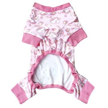 KYEESE Dog Pajamas Pink Unicorn Small Dog Pajamas Comfy Dog Coat Cat Clothes Dog Surgery Recovery Su...