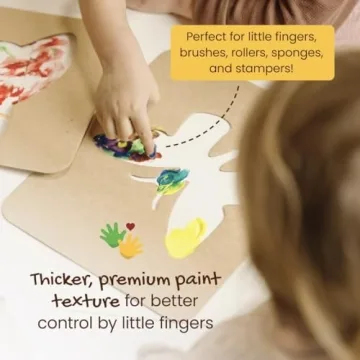 Honeysticks Non Toxic Finger Paints for Toddlers and Kids