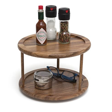 Acacia Wood Kitchen Turntable - Elegant & Functional