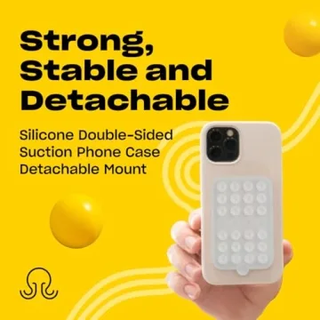 OCTOBUDDY - Double-Sided Suction Mount For Videos & Selfies