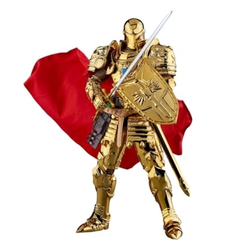 Golden Medieval Knight Iron Man Action Figure Collectible