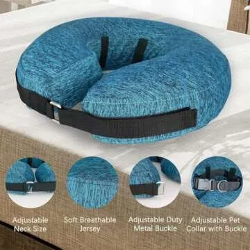 MIDOG Inflatable Dog Collar for Post-Surgery Comfort