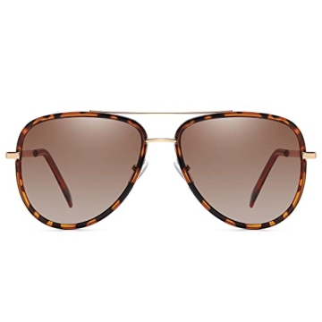 Fozono Polarized Aviator Sunglasses for Women