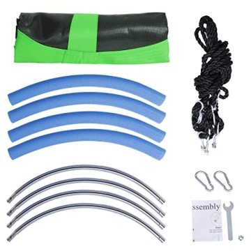 SUPER DEAL 40 Inch Green Saucer Tree Swing for All Ages