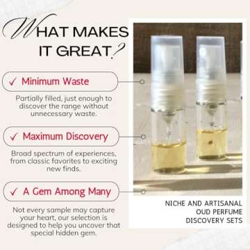 Ahmad Al Maghribi Oudh Perfume Samples (Oud Perfume for Men) | Arabian Perfume Khamrah - Oud Perfume...