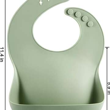 Waterproof Silicone Bibs for Babies & Toddlers