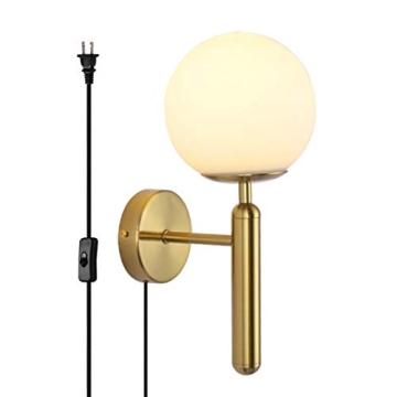 KCO Modern Wall Sconce - Mid Century Design with Switch